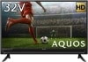 【動作確認済】【中古】本体・リモコンのみ シャープ 32V型 液晶テレビ AQUOS ハイビジョン 2T-C32AC2 ブラック 2022年製|テレビ|家電