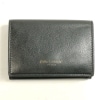 【中古】サンローラン コンパクト財布 3つ折り財布 ブラック×レザー★ホック甘い|財布|ブランド品（装飾品）