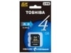 未使用品 TOSHIBA SDHCメモリカード Class4 4GB SD-E004G4 【送料無料】【メール便でお送りします】代引き不可|ＩＴ機器