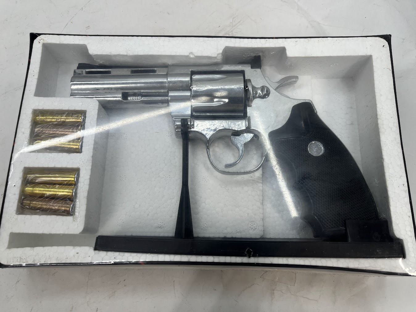 中古】357マグナム レプリカ ガンライター シルバー メタル製 コレクション用 ディスプレイモデル 銃型ライター 忠成株式会社 CB-T002  [並行輸入品] | ブランド品（装飾品）,ライター | リサイクルショップ 「リステーション」 |