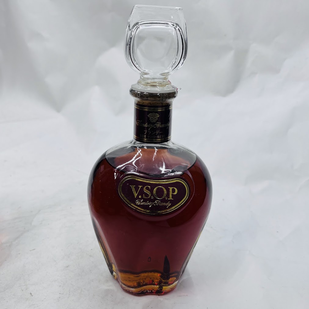 未成年の飲酒は法律で禁じられています】ブランデーV.S.O.P サントリー