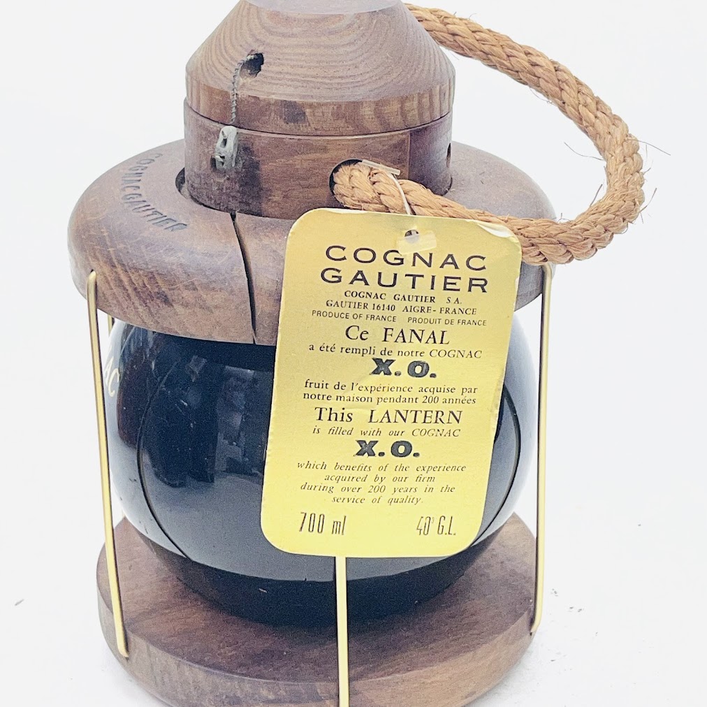 GAUTIER（ゴーティエ）XO ランタン型ボトル 40％ 700ml 陶器（重量
