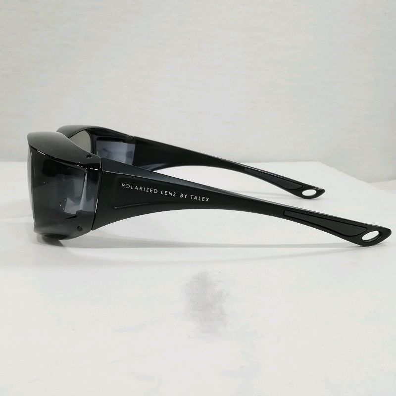 TALEX タレックス 偏光レンズ サングラス ブラック EM6-D03-02 タレックス TALEX偏光レンズ 超軽量オーバーグラス EM6-D03-02