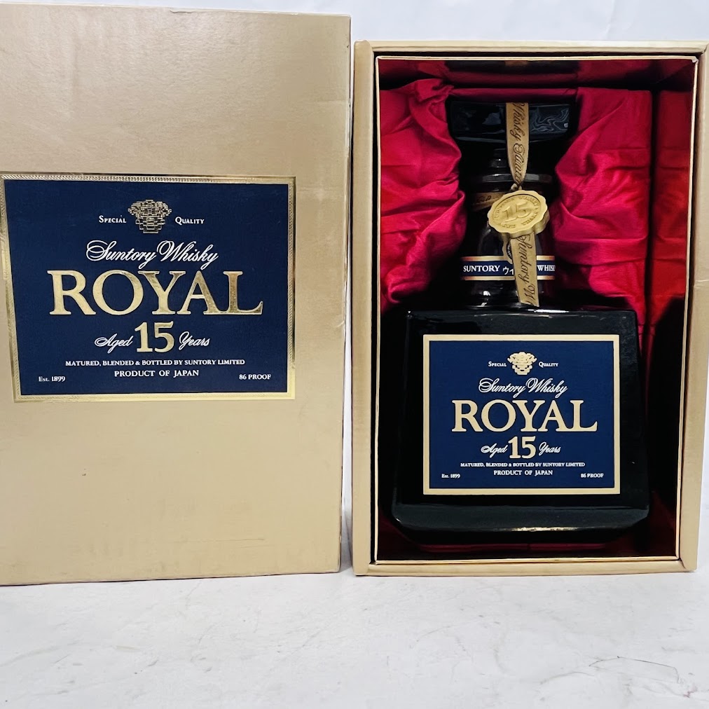 ★未開栓 サントリーウイスキー ローヤル プレミアム 15年 700ml 43% サントリー ウイスキー ローヤルプレミアム 15年 ゴールド 限定非売品
