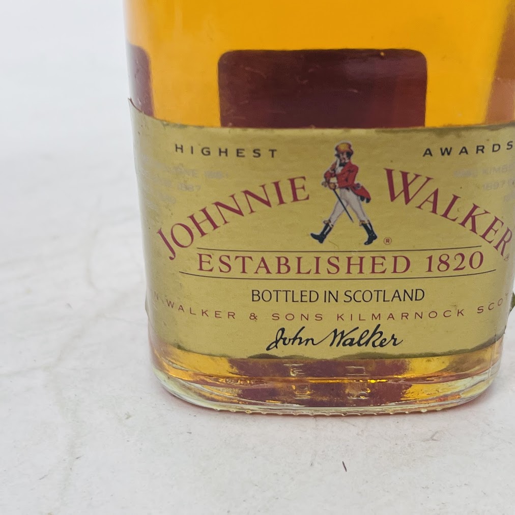 未成年の飲酒は法律で禁じられています】ジョニーウォーカー 赤ラベル