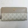����š�GUCCI 456117.525040 �饦��ɥե����ʡ�Ĺ���� GG�ޡ����� ���ץ꡼�� �١������PVC�쥶��
