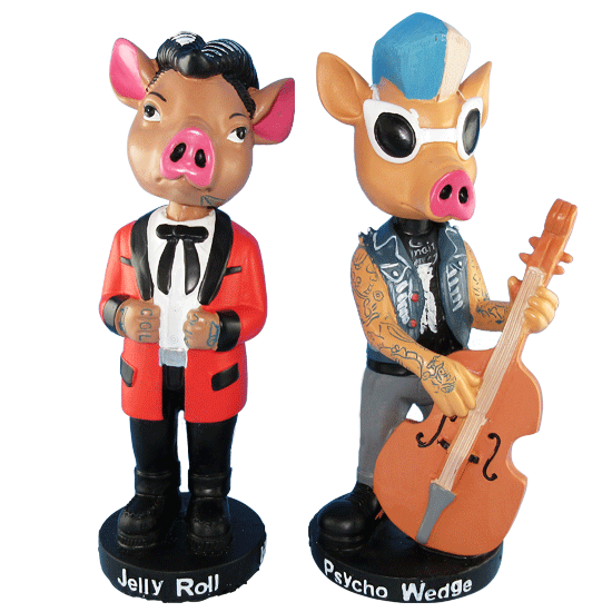 BOBBLEHEAD DOLL<br>PSYCHO WEDGE & JELLY ROLL | Goods