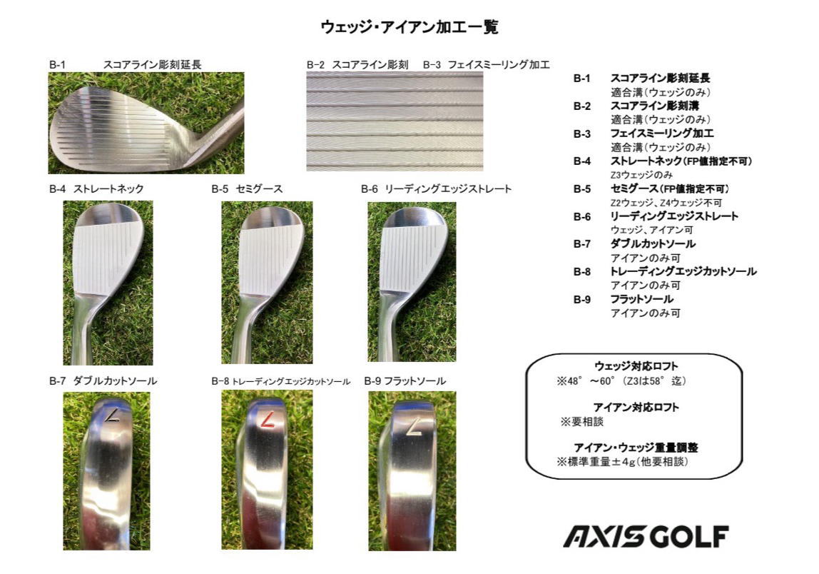 AXISGOLF(アクシスゴルフ) Z5 TOUR WEDGE NSプロ モーダスウェッジ 105