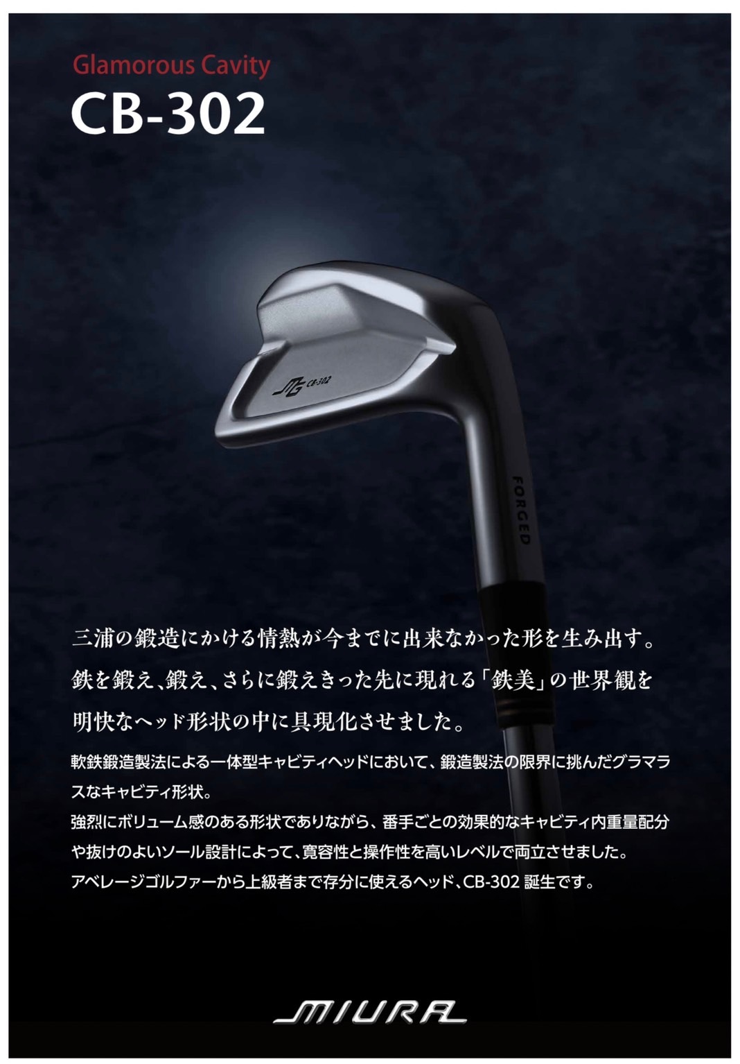 ヘッド交換】カスタム 三浦技研 CB-302 6本セット(5～Pw)