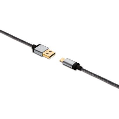 三菱ケミカルメディア　強靭・高耐久 micro USB ケーブル シルバー 1.2m 64706