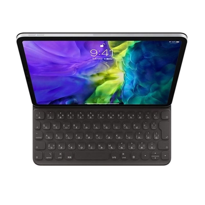 Apple アップル Smart Keyboard Folio 日本語 MXNK2J/A 11インチ iPad Pro 第1 2 3 4世代 iPad Air 第4 5世代 11インチ iPad Air (M2) 用 ブラック 国内正規品