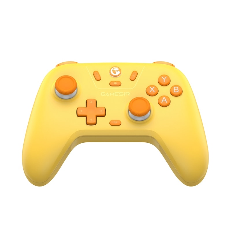 GameSir Nova Lite Golden Yellow 無線/有線ゲームコントローラー (Switch Windows PC iOS Android XBOXレイアウト メンブレン ターボ 1年間保証) ゴールデンイエロー