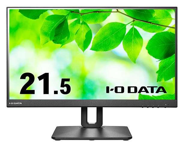 I-O DATA アイ・オー・データ モニター LCD-D221SV-F (21.5インチ フルHD VA 非光沢 HDMI DisplayPort 内臓スピーカー 昇降 チルト スイベル ピボット Vesa 5年間保証) ブラック