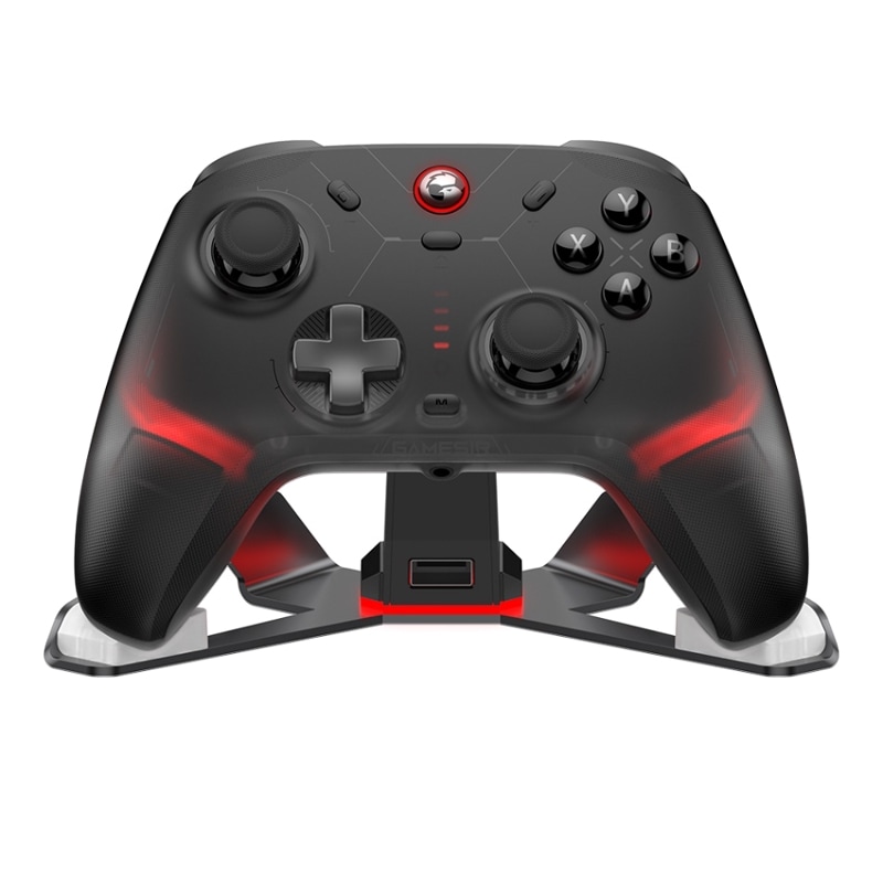 GameSir Cyclone2 Bundle Black 無線 有線ゲームコントローラー ( Switch Windows PC Android iOS Bluetooth 2.4GHz USB Type-A 6軸ジャイロ ターボ マクロ 背面ボタン 振動あり マイクロスイッチ 充電台付き )