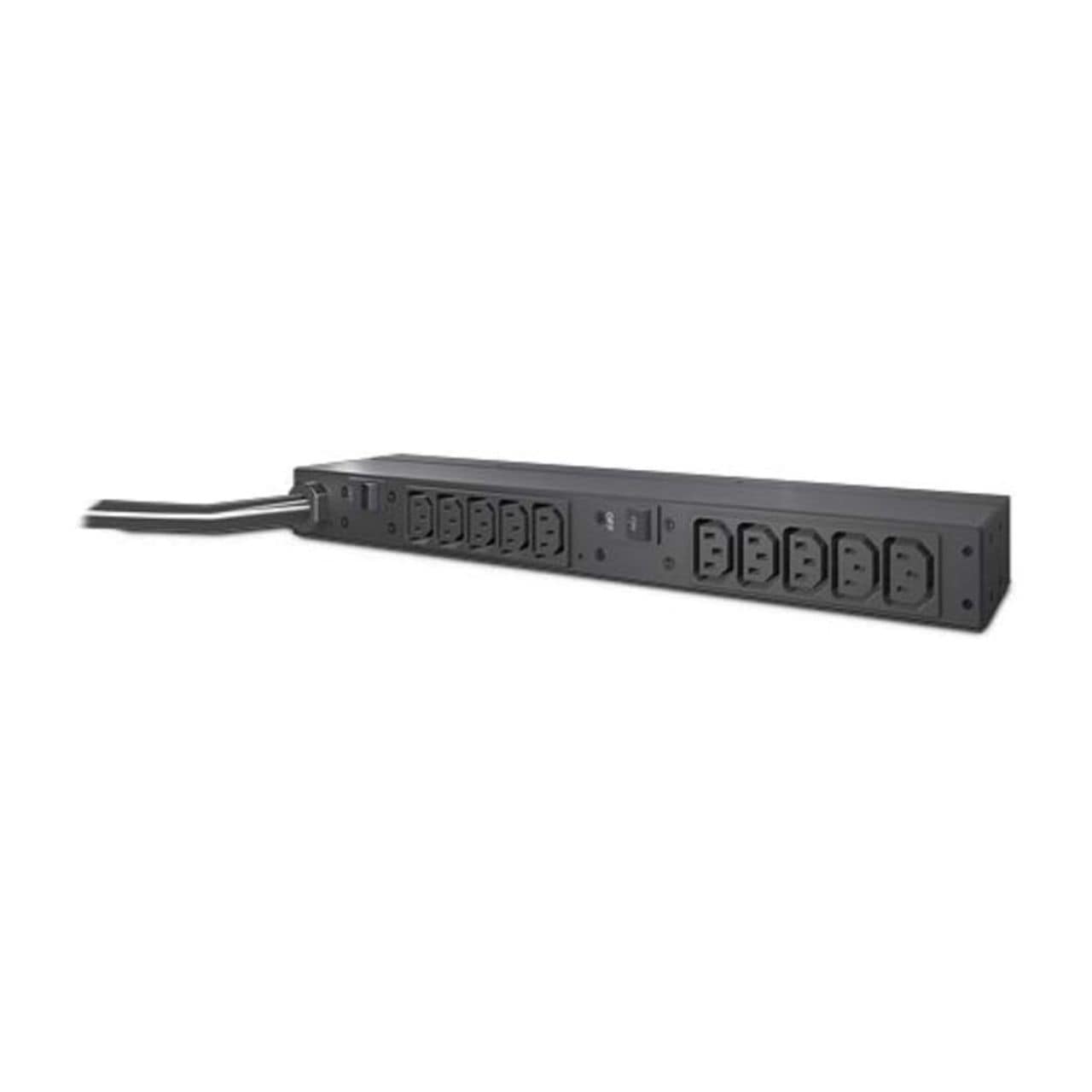 シュナイダーエレクトリック APC Rack PDU Basic AP9571A ( 1U 30A 200V アウトレット C13×10個 2年間保証 ) ブラック