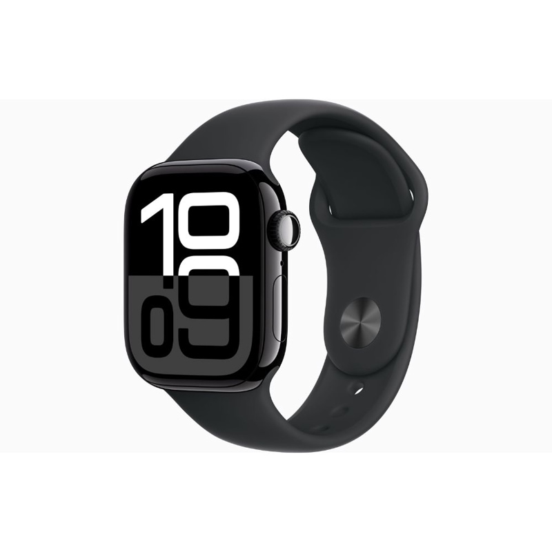 Apple アップル Apple Watch Series 10 GPSモデル 42mm ジェットブラック ブラックスポーツバンド S/M MWWE3J/A  国内正規品