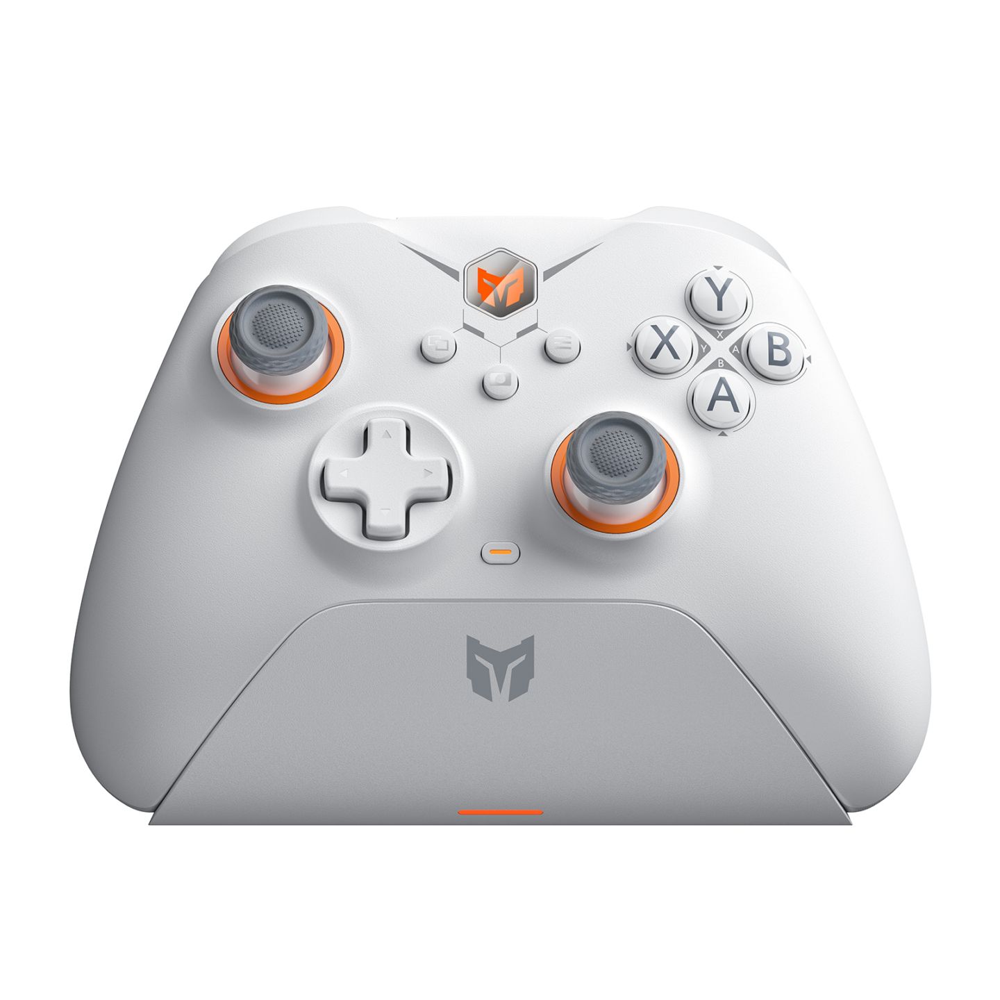 BIGBIG WON ビッグビッグウォン GALE Hall combo Gray 無線 有線ゲームコントローラー ( Switch WindowsPC iPhone Android Bluetooth 2.4GHz USB-A ターボ マクロ ジャイロ 充電台つき 1年間保証 ) グレイ