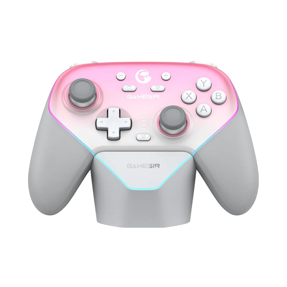 GameSir Super Nova Pink 無線 有線ゲームコントローラー ( Switch Windows PC Android iOS 背面ボタン 連射機能 マクロ ジャイロ 充電台つき 1年間保証 )