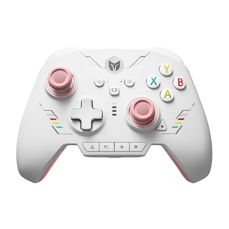 BIGBIG WON ビッグビッグウォン RAINBOW2 SE Pink 無線 有線 ゲームコントローラー ( Switch iPhone Andoroid Windows10 11 Bluetooth 2.4GHz USB-A ターボ マクロ ジャイロ ) ピンク
