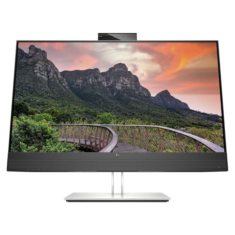 HP 会議用モニター ディスプレイ E27m G4 USB-C 40Z29AA#ABJ ( 27型 QHD 非光沢 HDMI DisplayPort チルト ピボット スウィーベル 高さ調整 Webカメラ 有線LAN Vesa 内蔵スピーカー 3年間保証 )