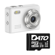 SAC CONNECT MINIカメラ SMC01-WHMSD32 ( 32GB microSDカードつき 約100万画素 CMOSセンサー 固定焦点 0.96インチ液晶画面 動画撮影 レトロモード 小型デジタルカメラ ) ホワイト