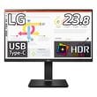 LG Electronics モニター 液晶ディスプレイ 24QP750-B ( 23.8型 WQHD IPS 非光沢 DisplayPort HDMI USB Type-C チルト スウィーベル ピボット 高さ調整 Vesa 3年間保証 )
