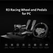 MOZA Racing PC用 ハンドル コントローラー セット MOZA R3 Bundle for PC ( Windows 10 11 PC 最大 3.9Nm ダイレクトドライブ方式 ホイールベース ペダルつき メーカー保証あり )