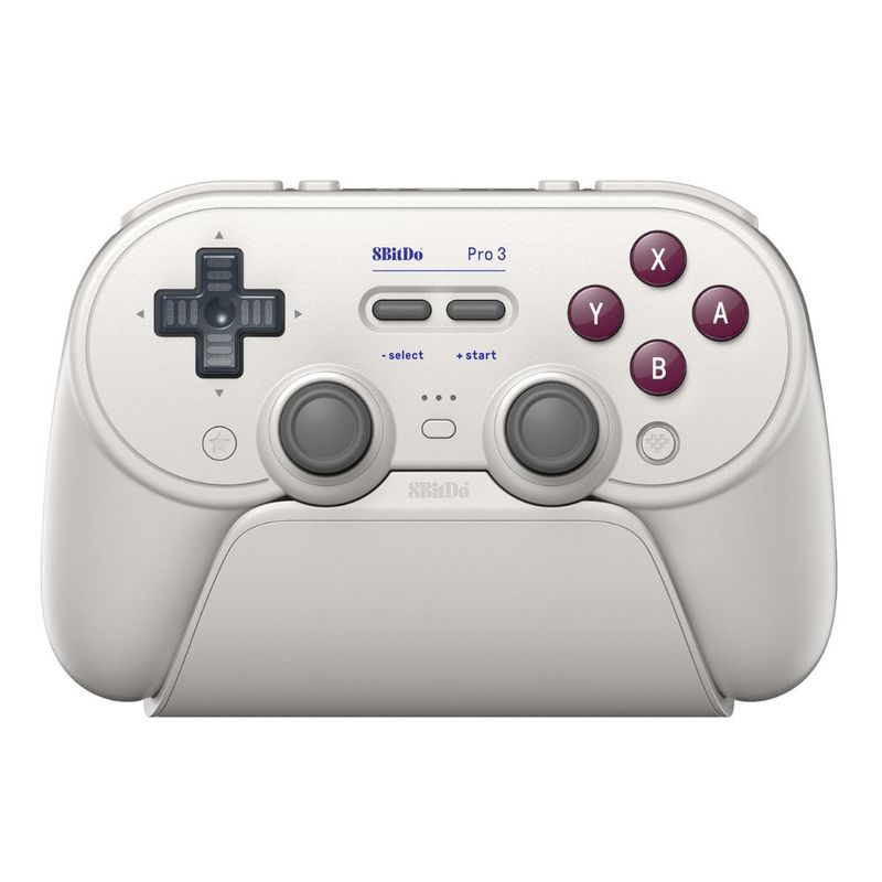 8BitDo Pro 3 Bluetooth Classic 無線 有線 ゲームコントローラー ( Switch Switch2 WindowsPC Android Apple Bluetooth 2.4GHz USB Type-C to Type-A バイブレーションあり 充電台つき )