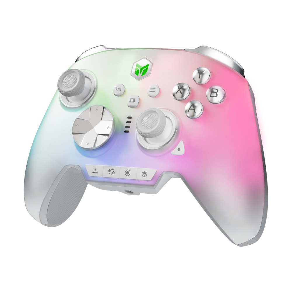 MOJHON モジョン BIGBIG WON ビッグビッグウォン RAINBOW3 無線 有線 ゲームコントローラー ( Switch1 Switch2 iPhone Andoroid Windows10 Windows11 Bluetooth 2.4GHz USB-A 静電容量式ジョイスティック ポーリングレート2000Hz (有線、USBドングル接続時) )