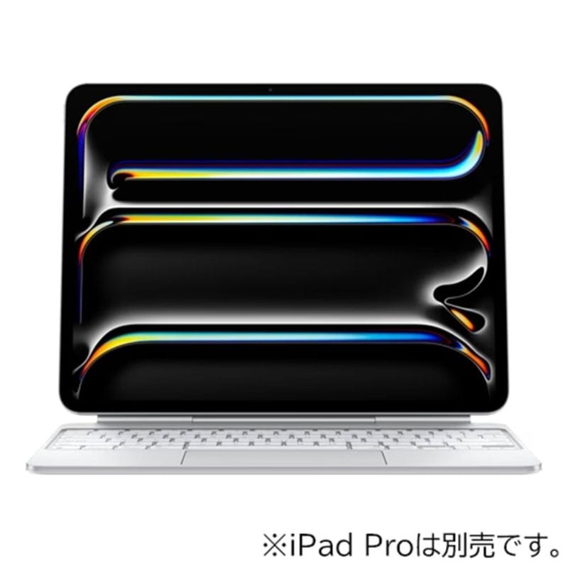 Apple アップル Magic Keyboard - 日本語(JIS) 13インチiPad Pro(M5)用 MWR43J/A (  システム条件：iPadOS 17.4以降 日本語キーボード 13インチiPad Pro(M5)用 ) ホワイト 国内正規品