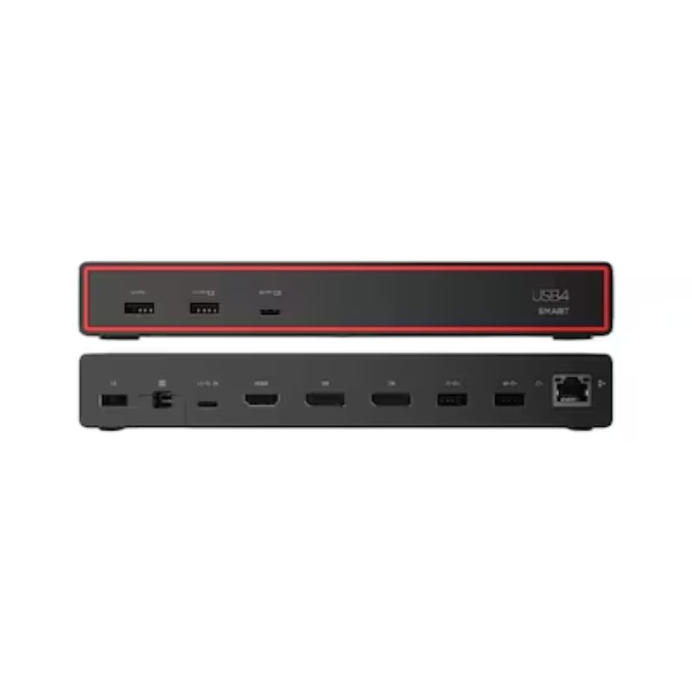 Lenovo ThinkPad USB4 スマートドック 5500 40BC0100JP (USB4接続 高速通信 8K 4K 最大4画面まで対応 )ブラック