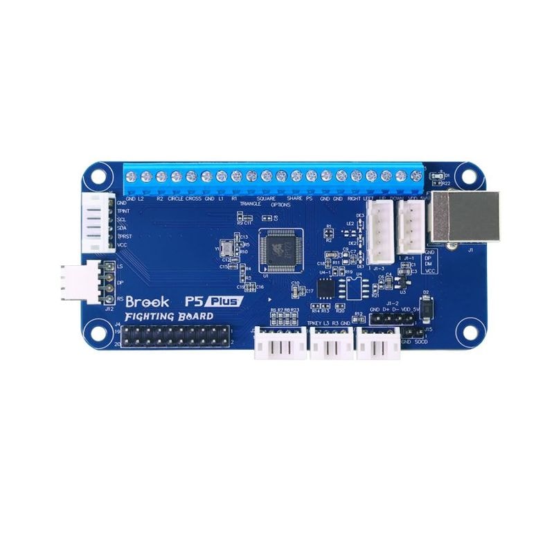 Brook ブルック P5 Plus Fighting board PS5格闘ゲーム対応のDIY基盤　PS5 格闘ゲーム PS4 PS3 スイッチ PC(X-Input)