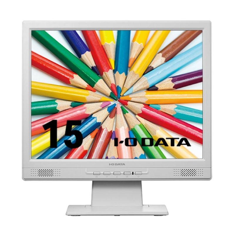I-O DATA  アイ・オー・データ モニター  LCD-SAX151DW ( 15型 スクエア XGA ADS 非光沢 DVI-D アナログRGB チルト 内蔵スピーカー VESA 5年間保証) ホワイト
