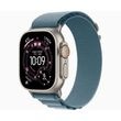 アップル Apple Watch Ultra3 GPS + Cellularモデル 49mm ナチュラルチタニウムケース ライトブルーアルパインループ M  MEWM4J/A 国内正規品