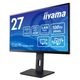 iiyama イイヤマ モニター ProLite XUB2797QSN-B2 ( 27型 WQHD 非光沢 DisplayPort HDMI USB-C 有線LAN 昇降 チルト ピボット スイベル 内臓スピーカー VESA 3年間保証 )
