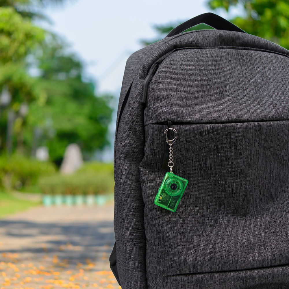 SAC CONNECT MINIカメラ SMC01-TGN ( 約100万画素 CMOSセンサー 固定焦点 0.96インチ液晶画面 microSD対応 動画撮影 レトロモード 小型デジタルカメラ ) クリアグリーン