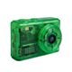 SAC CONNECT MINIカメラ SMC01-TGN ( 約100万画素 CMOSセンサー 固定焦点 0.96インチ液晶画面 microSD対応 動画撮影 レトロモード 小型デジタルカメラ ) クリアグリーン