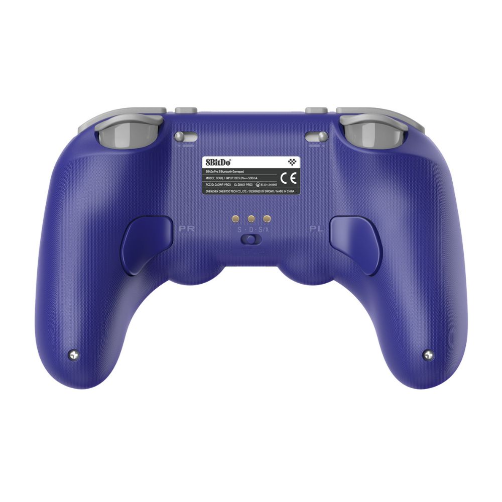 8BitDo Pro 3 Bluetooth Purple 無線 有線 ゲームコントローラー ( Switch Switch2 WindowsPC Android Apple Bluetooth 2.4GHz USB Type-C to Type-A バイブレーションあり 充電台つき )