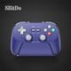 8BitDo Pro 3 Bluetooth Purple 無線 有線 ゲームコントローラー ( Switch Switch2 WindowsPC Android Apple Bluetooth 2.4GHz USB Type-C to Type-A バイブレーションあり 充電台つき )