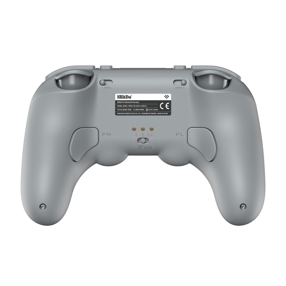 8BitDo Pro 3 Bluetooth Gray 無線 有線 ゲームコントローラー ( Switch Switch2 WindowsPC Android Apple Bluetooth 2.4GHz USB Type-C to Type-A バイブレーションあり 充電台つき )