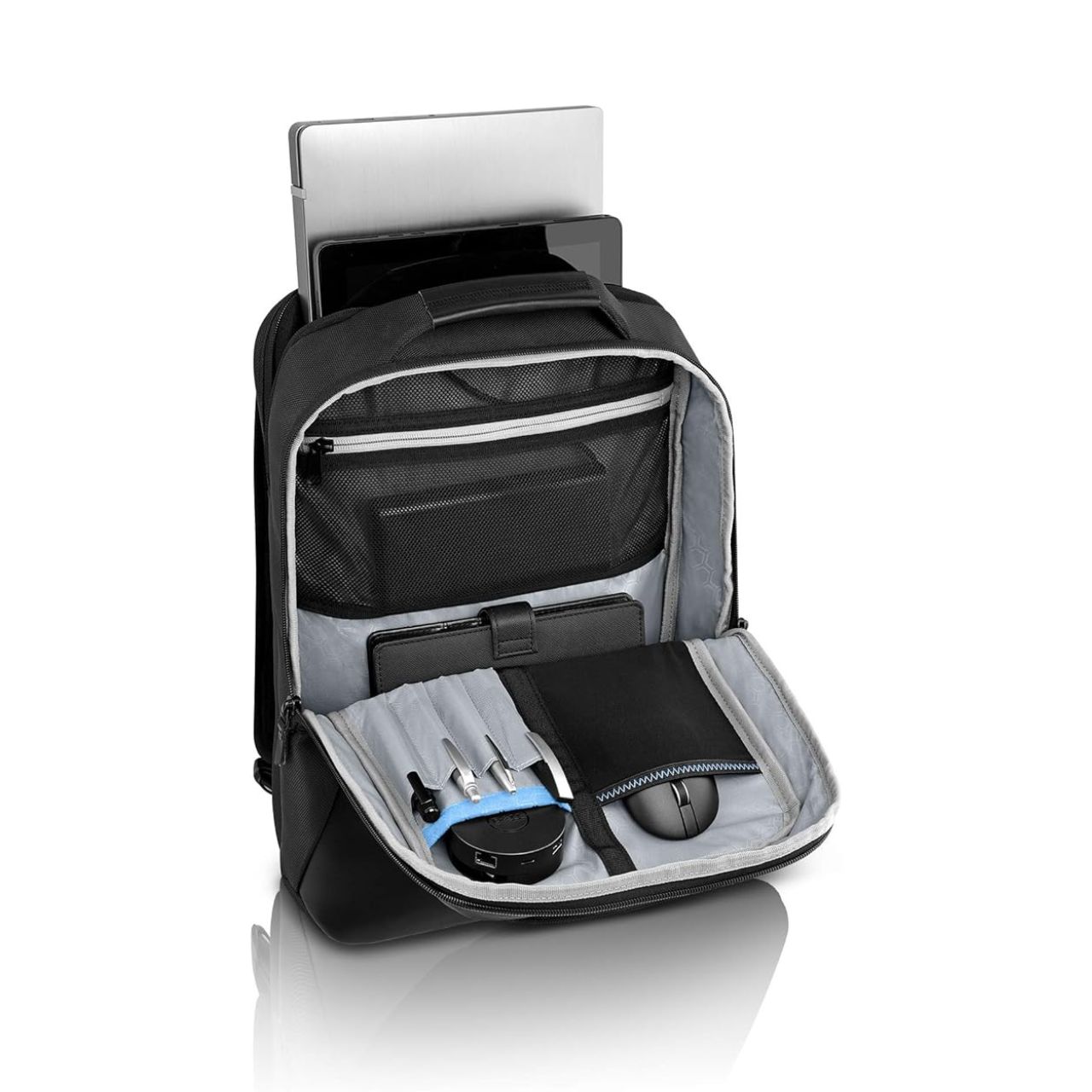 Dell デル・テクノロジーズ EcoLoop Premierバックパック15 CK460-BCOK-0A（15インチ適合 耐候性 耐衝撃 パッドハンドル 荷物用パススルー フォームパッド入り PE1520PS）ブラック