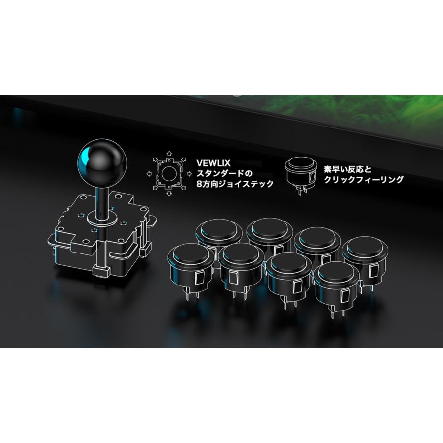 GameSir C2 アーケード コントローラー PS4 Switch XboxOne PC ANDROID対応  【 国内正規品一年間保証付 日本語説明書 】