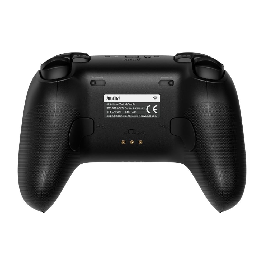 8BitDo Ultimate 2 Bluetooth Black 無線 有線 ゲームコントローラー ( Switch Switch2 Windows PC Bluetooth 2.4GHz USB ターボ バイブレーションあり 充電台つき )