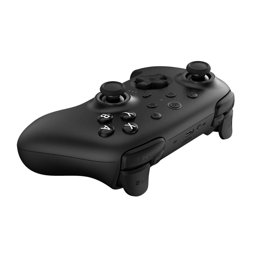 8BitDo Ultimate 2 Bluetooth Black 無線 有線 ゲームコントローラー ( Switch Switch2 Windows PC Bluetooth 2.4GHz USB ターボ バイブレーションあり 充電台つき )
