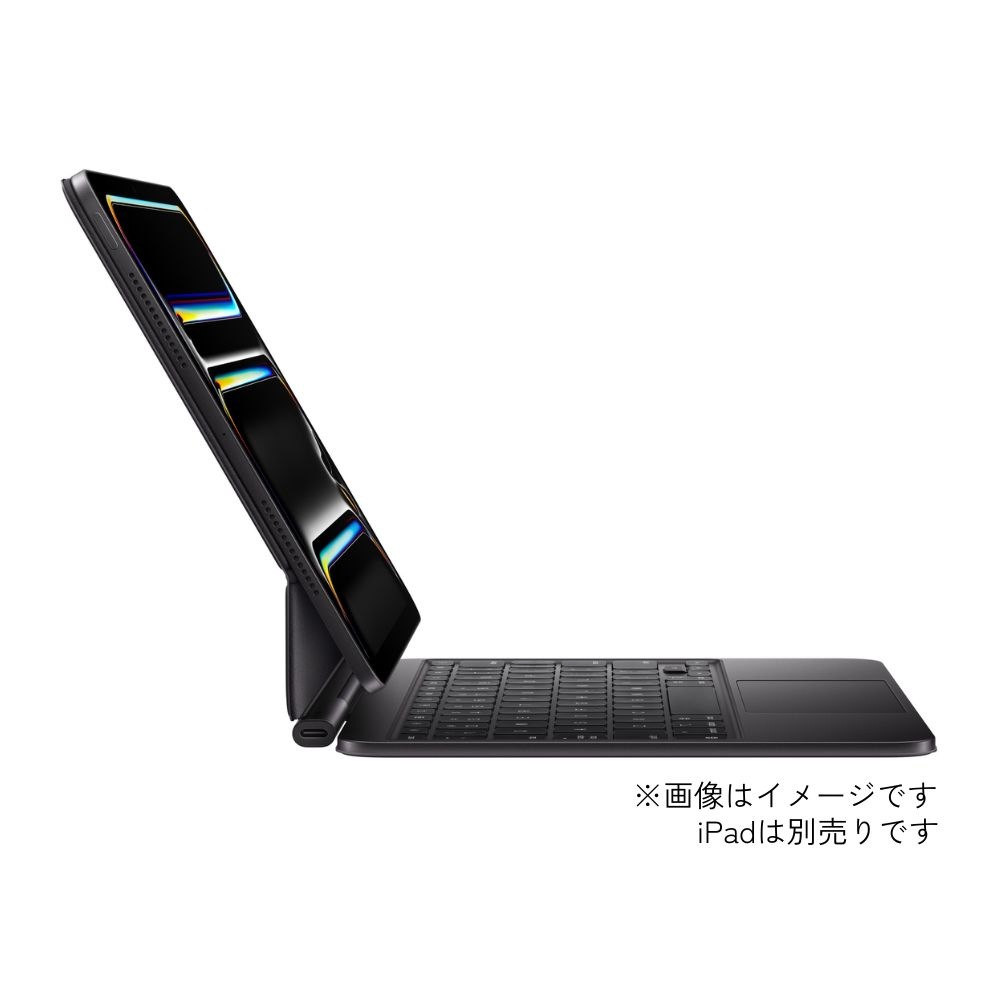 Apple アップル キーボード Magi c Keyboard 中国語 (ピンイン) 1 1インチ iPad Pro (M4) 用 ブラ ック MWR23LC/A 国内正規品