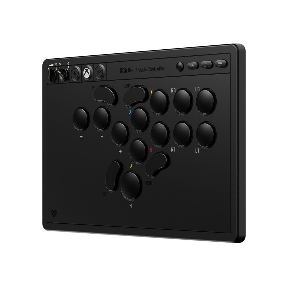 8BitDo Arcade Controller for Xbox Black 無線 有線 レバーレス アーケード コントローラー Xbox公式ライセンス取得品 ( Xbox Series X|S、Xbox One Windows PC 2.4GHz USB ホットスワップ )