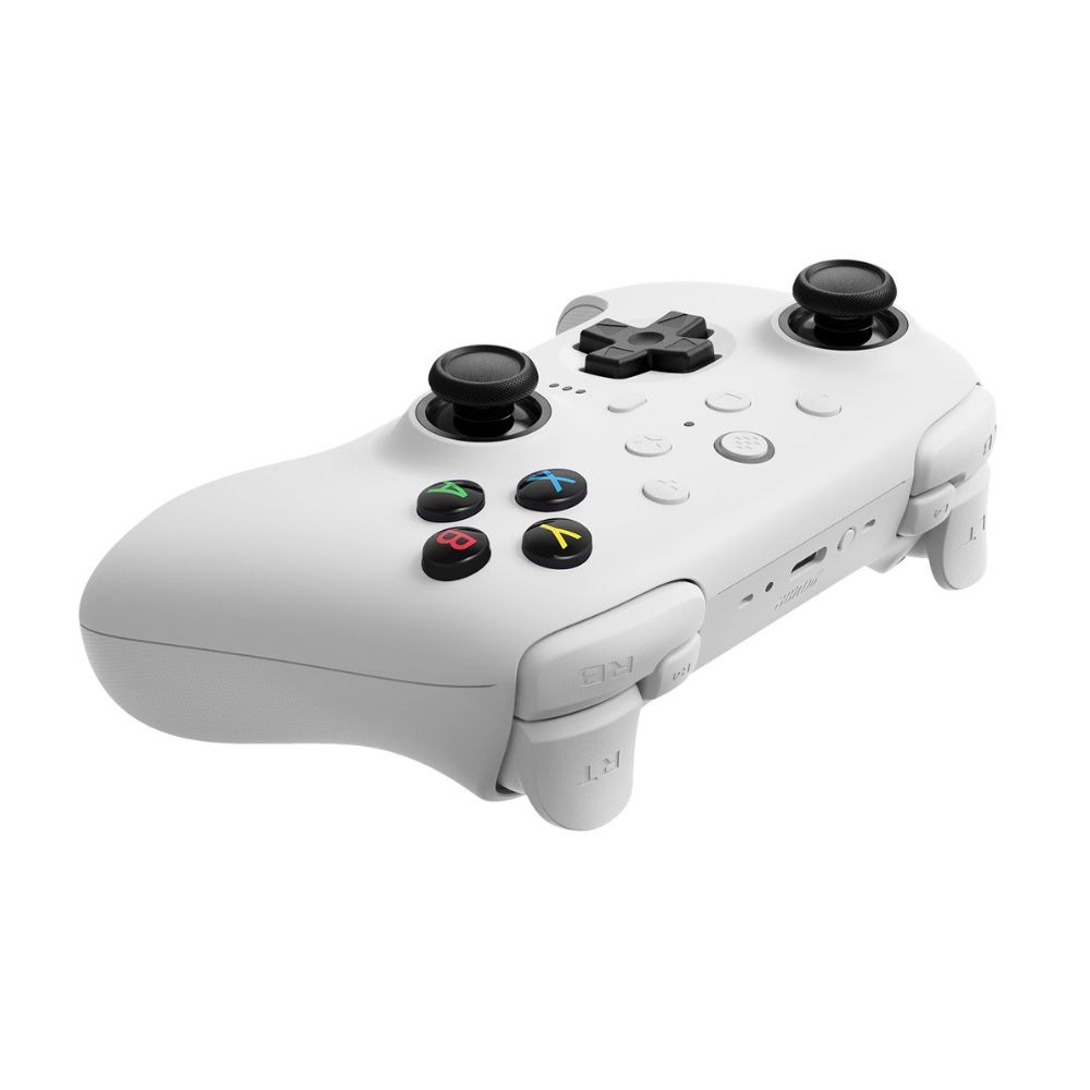 8BitDo Ultimate 2 Wireless White 無線 有線 ゲームコントローラー ( Windows PC Mac OS Android iOS Bluetooth 2.4GHz USB 充電台つき )