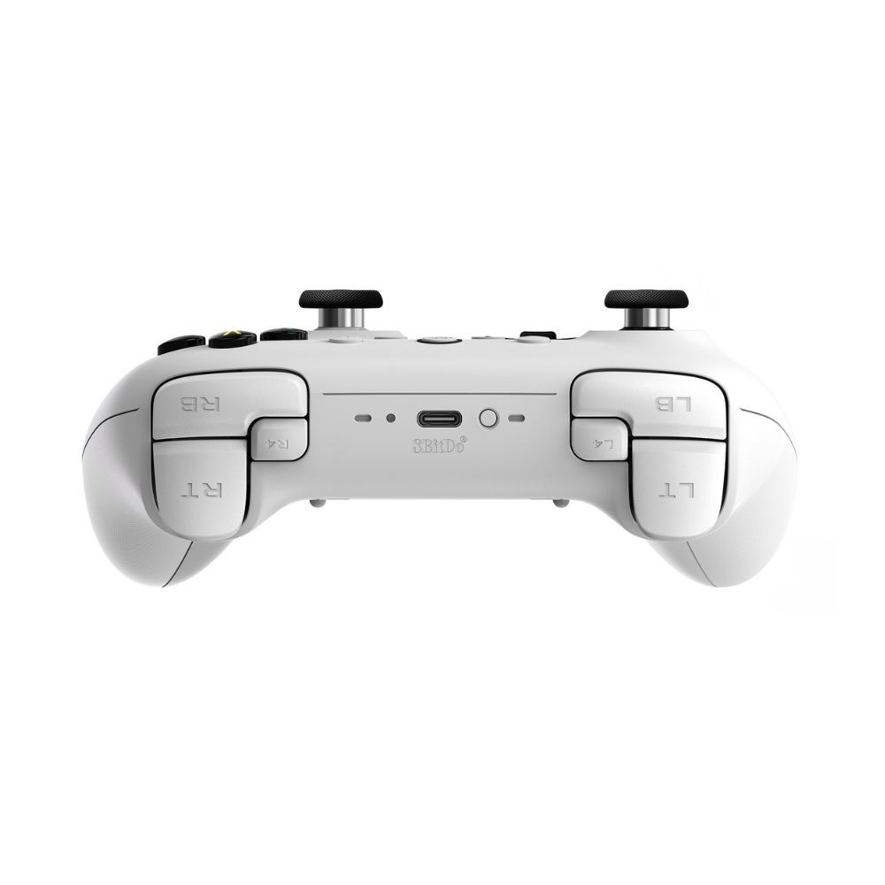 8BitDo Ultimate 2 Wireless White 無線 有線 ゲームコントローラー ( Windows PC Mac OS Android iOS Bluetooth 2.4GHz USB 充電台つき )