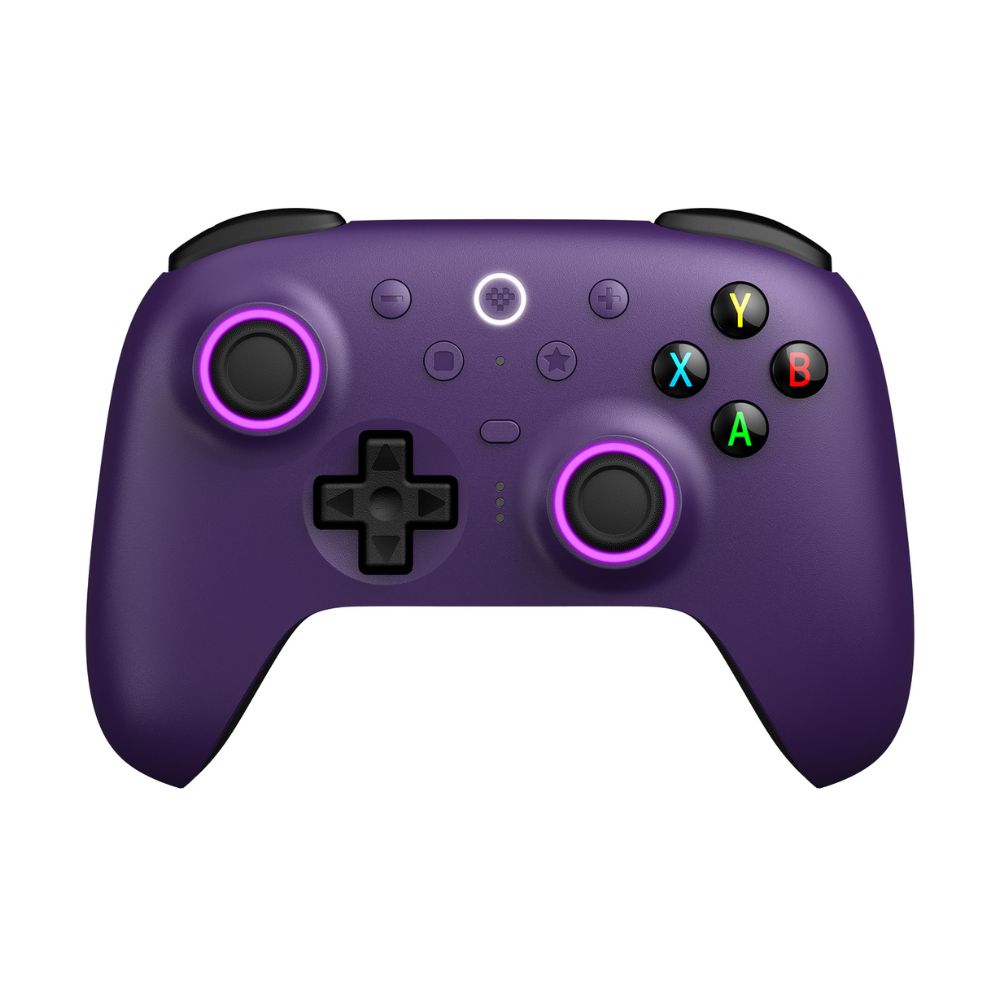 8BitDo Ultimate 2 Wireless Purple 無線 有線 ゲームコントローラー ( Windows PC Mac OS Android iOS Bluetooth 2.4GHz USB 充電台つき )