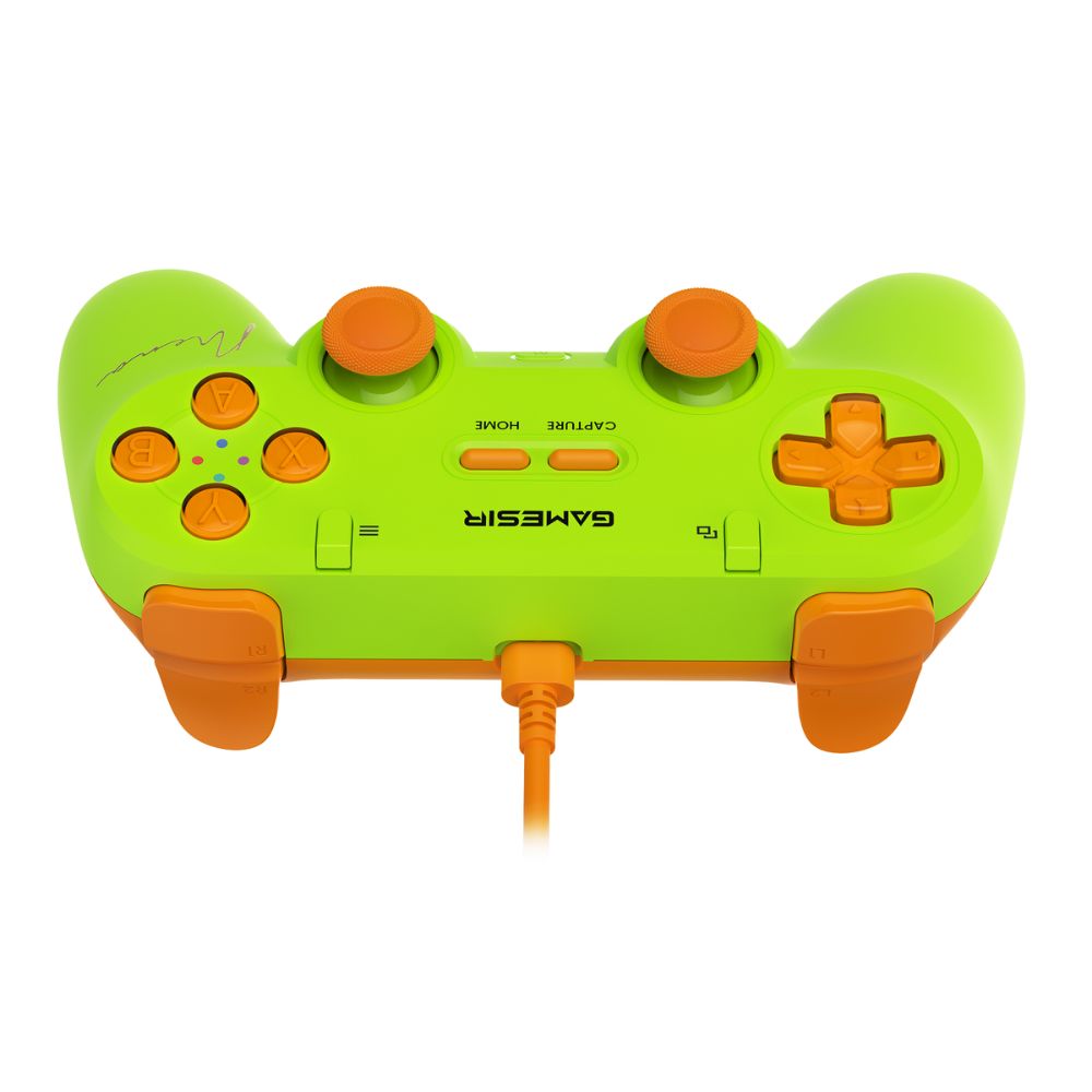 GameSir Tegenaria Lite MenaRD Edition 有線 ゲームコントローラー (Switch Switch2 Windows PC Android iOS 左右対称 ターボ マクロ マッピング バイブレーションあり)